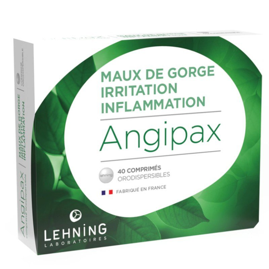 Angipax sore throat - homeopathic - 40 Tabs