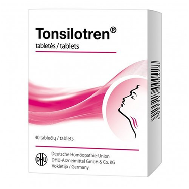 Tonsilotren Homeopathic Tabs, 40