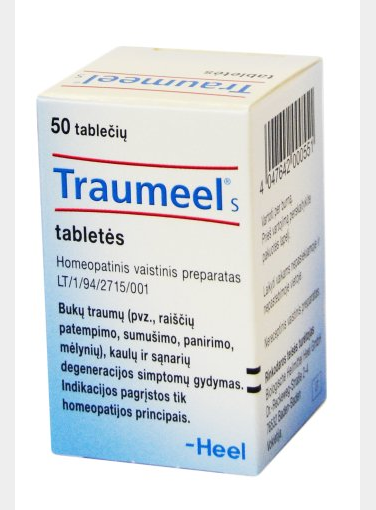 2x Traumeel S 50 Tabs for injuries, 100 tabs Total