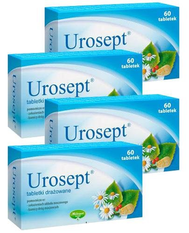 UROSEPT® Helps maintain normal functioning of the urinary system 4x60 tablets