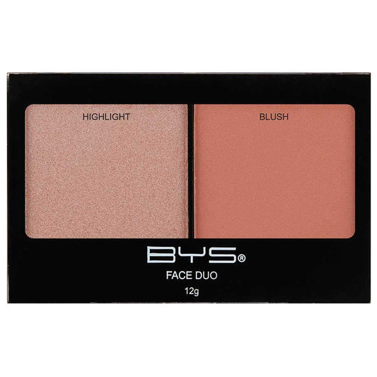 BYS Face Duo - Highlight and Blush Palette - Maple Wellness Supplements