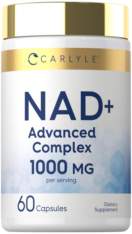 Carlyle NAD+ Supplement for Women & Men | 1000 mg | 60 Capsules | Advanced Complex with Resveratrol and Collagen | Non-GMO & Gluten Free - Maple Wellness Supplements