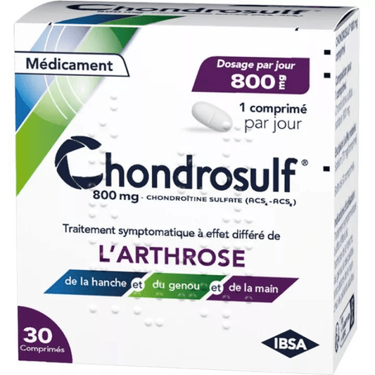 Chondrosulf 800 Mg 30 Tablets IBSA - Maple Wellness Supplements