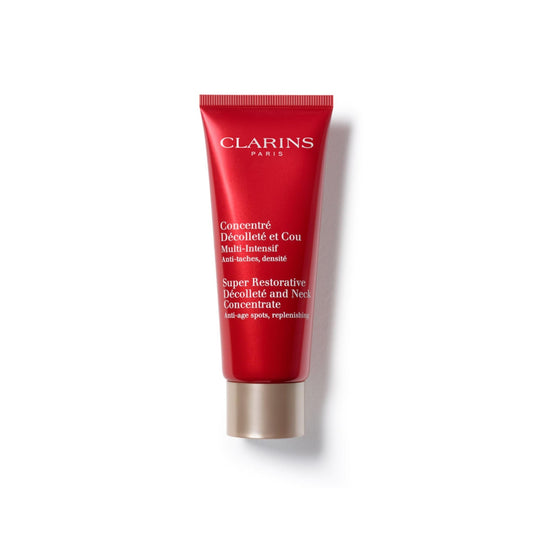 Clarins Super Restorative Décolleté and Neck Concentrate | Deeply Replenishing, Anti-Aging Cream For Mature Skin | Skin Texture Is Refined and Chest Creases Are Visibly Diminished After 4 Weeks* - Maple Wellness Supplements