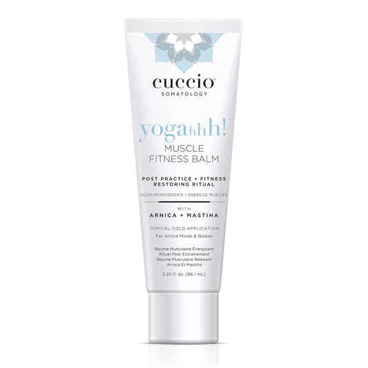 Cuccio Somatology Yogahhh Muscle Balm - Offers Soothing and Cooling Relief - Lightweight and Non Oily Finish - Helps Revitalize and Energize Muscles Post Rigorous Exercise - Paraben Free - 3.25 oz - Maple Wellness Supplements