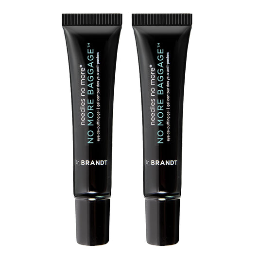 Dr. Brandt Needles No More, No More Baggage - 0.23 oz, Pack of 2 - Minimizes Under-Eye Bags, Puffiness & Dark Circles - Maple Wellness Supplements