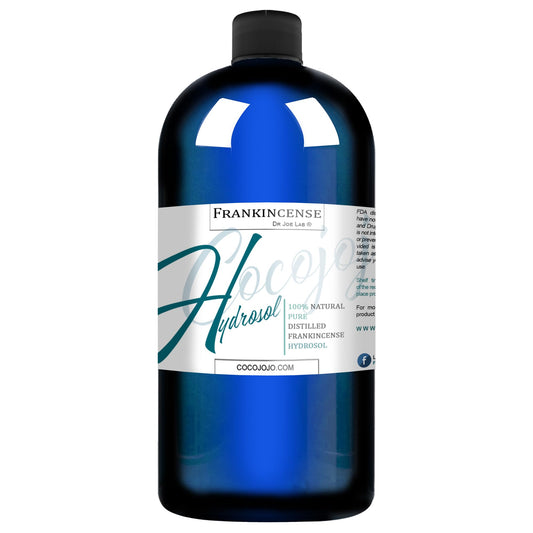 Dr Joe Lab Frankincense Hydrosol Spray Toner Floral Water Cleansing Hydrating Face Mist, for Hydration Pure and Natural for All Skin Types COCOJOJO Geranium HYDROSOL - 32 oz - Maple Wellness Supplements