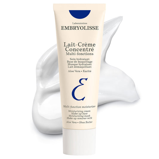 Embryolisse Lait-Crème Concentré, Multifunction Daily Face Moisturizer and Makeup Primer, Suitable for All Skin Types. French Face Cream With Shea Butter & Aloe Vera. Travel Size - Maple Wellness Supplements