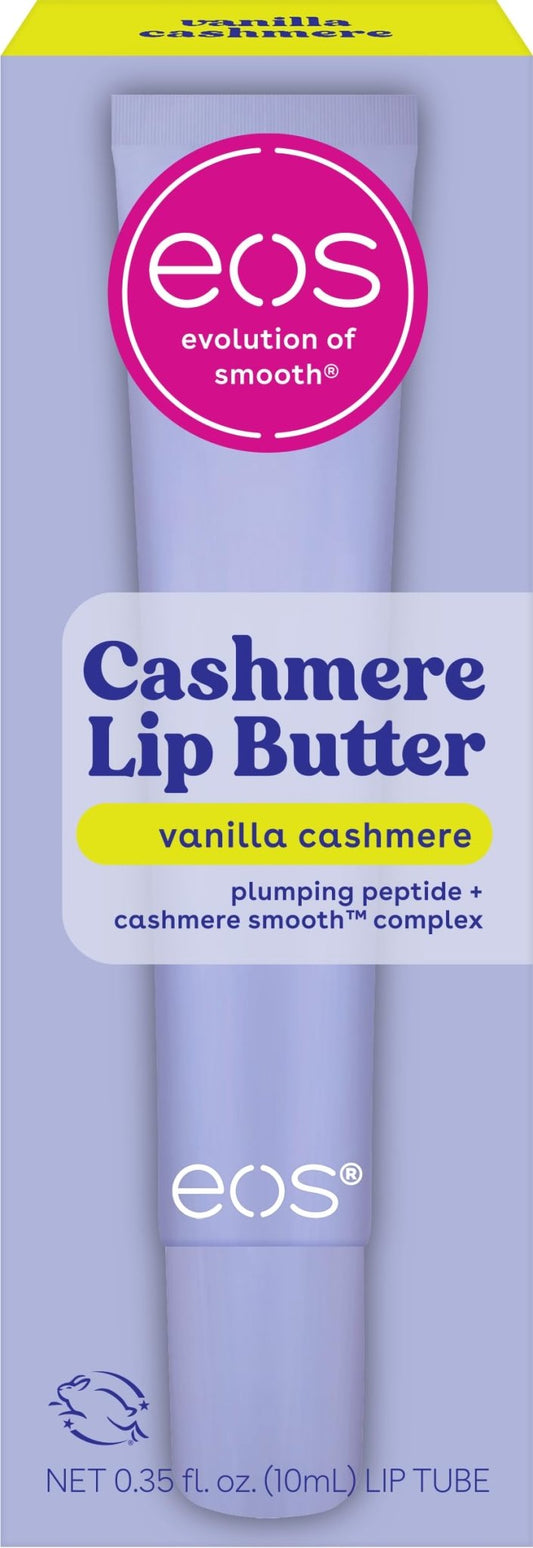 eos Cashmere Lip Butter - Vanilla Cashmere, Plumping Peptides, Smoothing, eos Lip Butter - Maple Wellness Supplements