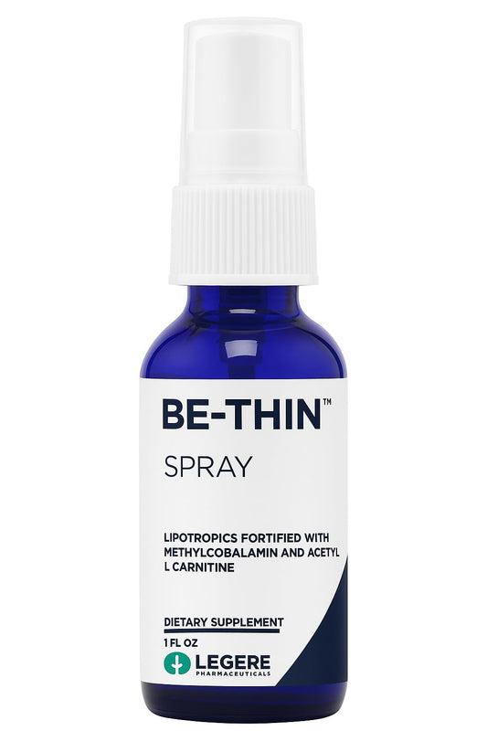 ES Global Brands Legere Pharmaceuticals Be-Thin Nutrient & Energy Support Spray – MIC Spray, Methionine, Inositol, Choline, Amino Acids, B12, – Wellness & Clean Energy, 1 fl oz - Maple Wellness Supplements