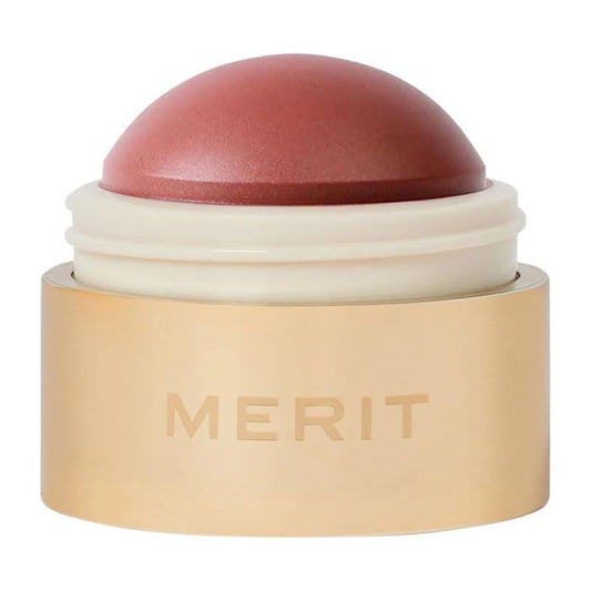 Flush Balm Cream Blush Stick - Fragrance Free, Blendable, Natural Radiant Finish, Buildable Color for Cheeks & Lips - Color: Cheeky - (Cool Pink) - Maple Wellness Supplements
