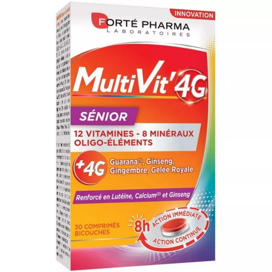 Forté Pharma Multivit' 4g Senior 30 Tablets - Maple Wellness Supplements