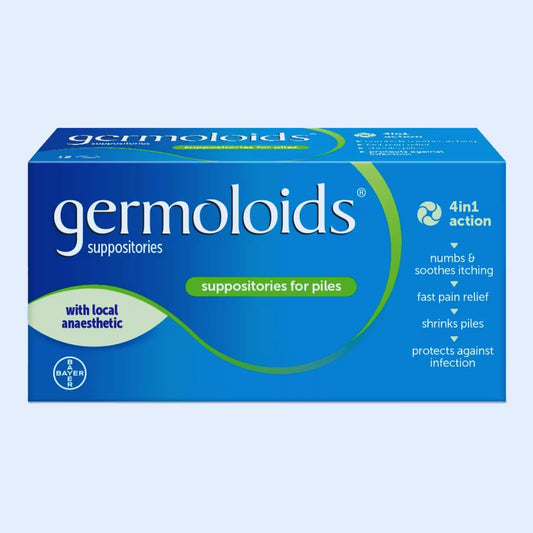 Germoloids Suppositories x 12 - Maple Wellness Supplements