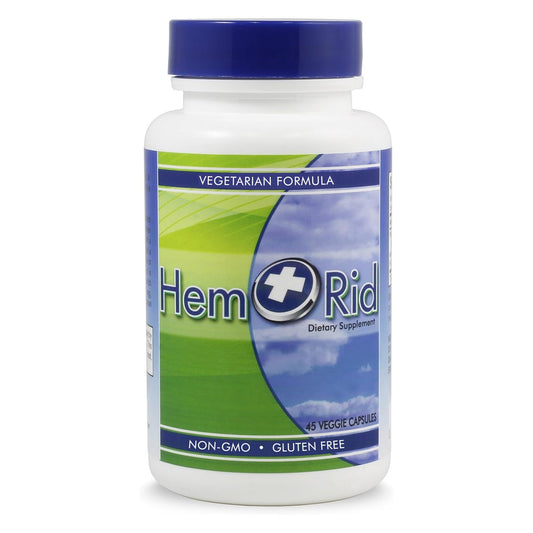 HemRid Best Hemorrhoid Supplement, Reduce Itching, Irritation, Bleeding, Burning in 2-5 Days, Clinically Tested Ingredients Provide Fast Relief in 120 Days - Maple Wellness Supplements