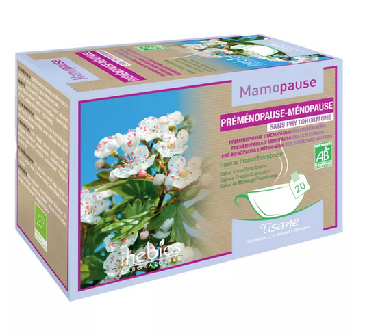 Inebios Mamopause Préménopause-Menopause Organic Herbal Tea 20 teabags - Maple Wellness Supplements