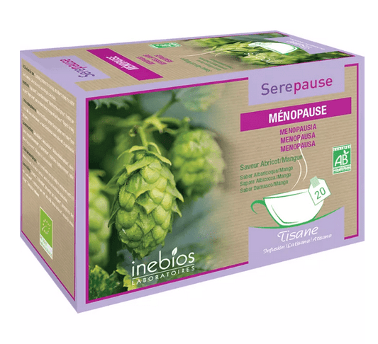 Inebios Serepause Menopause Organic Herbal Tea 20 teabags - Maple Wellness Supplements