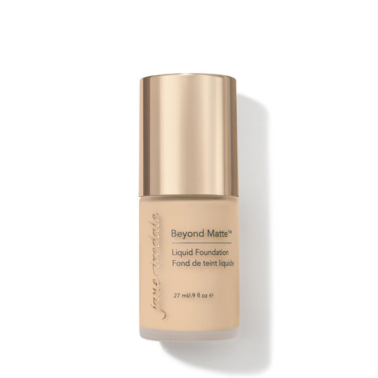 jane iredale Beyond Matte 3-in-1 Liquid Foundation, Long-wear, Buildable Coverage, Vegan, Clean, Cruelty Free, Semi Matte Finish, M6 - Maple Wellness Supplements