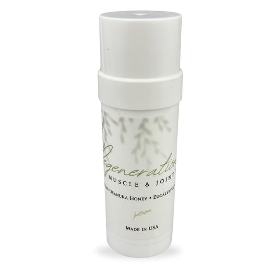 KANU Regeneration Muscle and Joint Soothing Balm Proprietary Blend of Magnesium, Manuka Honey, Eucalyptus & Menthol - Maximum Strength Formula for Aches- All Natural Ingredients-Made in The USA - Maple Wellness Supplements