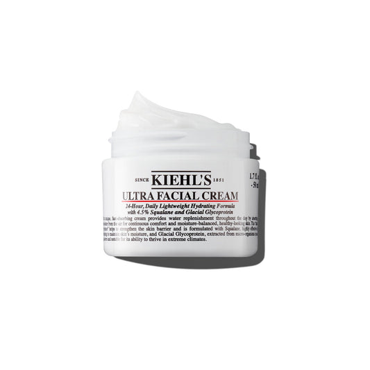 Kiehl's Ultra Facial Cream, with 4.5% Squalane to Strengthen Skin's Moisture Barrier, Skin Feels Softer and Smoother, Long-Lasting Hydration - Maple Wellness Supplements