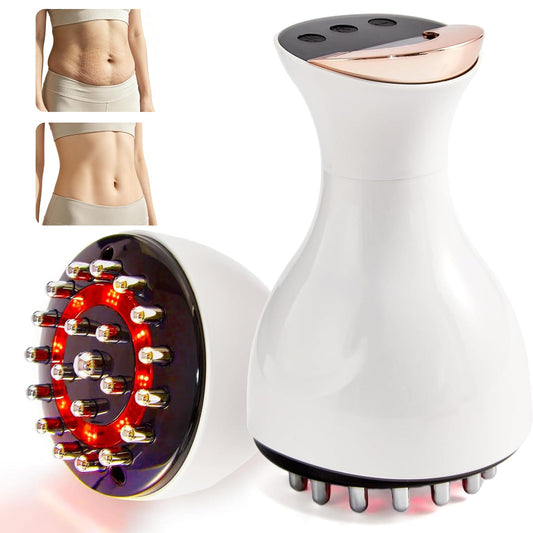 Kitusi Lymphatic Drainage Massager & Anti Cellulite Massage Tool, for Legs, Arms & Belly, Body,Helps Reduce Stretch Marks & Cellulite,with Microcurrent, Light Heat & Vibration - Maple Wellness Supplements