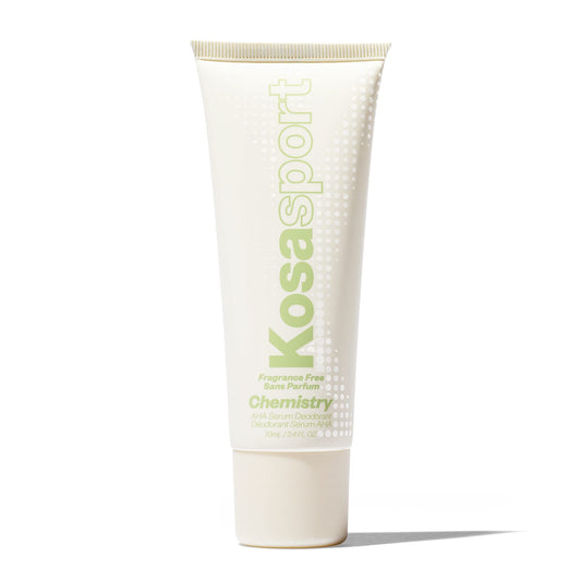 Kosas Chemistry Deodorant - Aluminium and Baking Soda Free + BO-Fighting AHA Serum that Exfoliates, Softens, and Nourishes the Skin, (Fragrance Free) - Maple Wellness Supplements