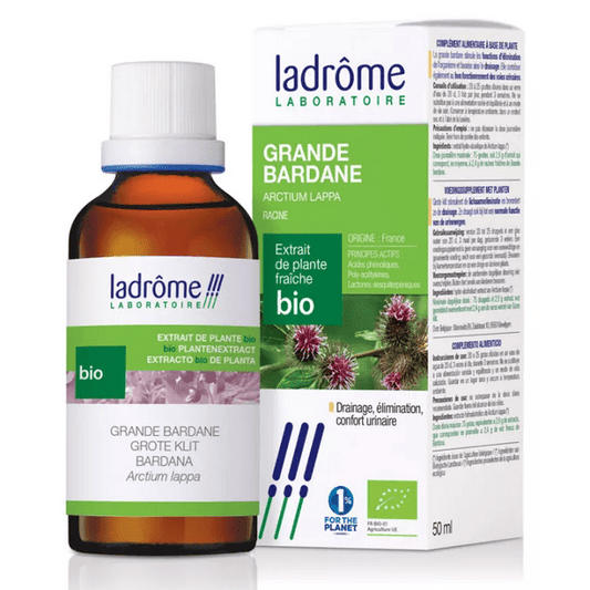 Ladrôme Extraits de Plante Fraîche Bio Grande Bardane 50 ml - Maple Wellness Supplements
