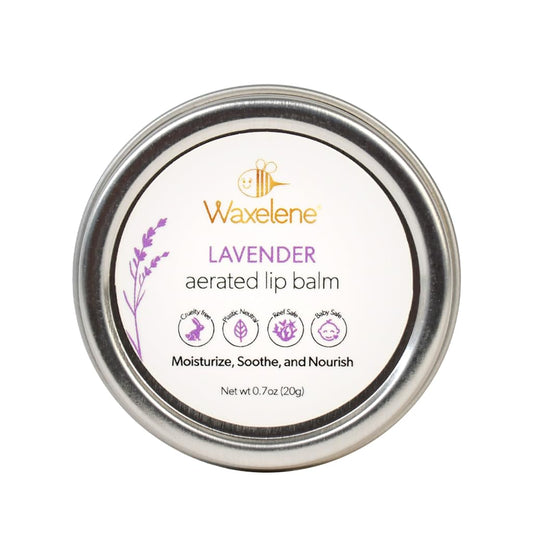 Lavender Aerated Lip Balm tin - Single - Maple Wellness Supplements
