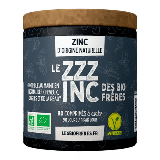 Les-bio-Frères Le ZZZ INC Natural Zinc 90 tablets - Maple Wellness Supplements