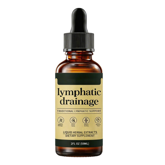 Lymphoria Lymphatic Drainage Drops, Lymphatic System Support, Immune System, Vegan & Non-GMO, Natural Herbal Blends (59ML/2FL.OZ) - Maple Wellness Supplements