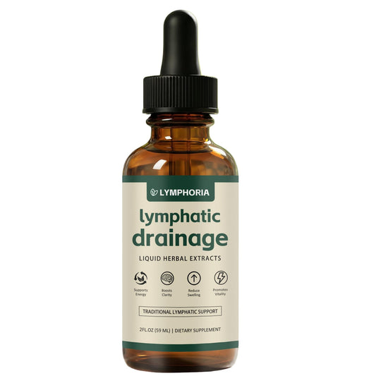 LYMPHORIA Lymphatic Drainage Drops | Promotes The Efficient Drainage of The Lymphatic System to Promote Overall Health - Maple Wellness Supplements