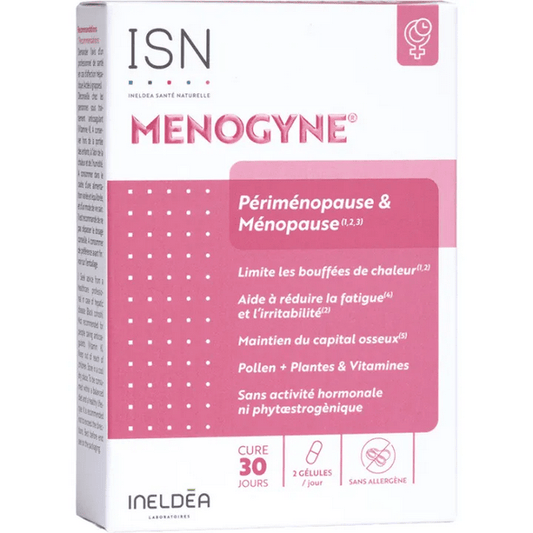 Menogyne Perimenopause & Menopause Ineldéa 60 capsules - Maple Wellness Supplements
