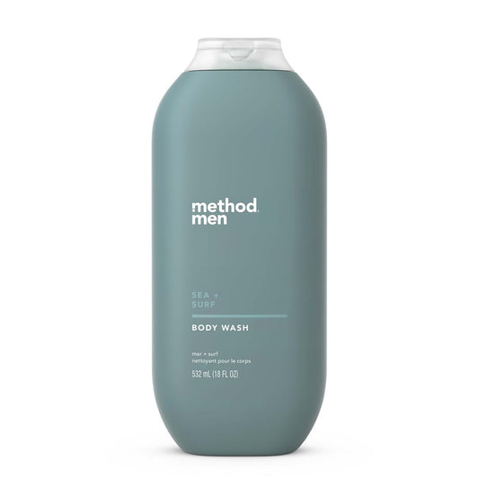 Method Men Body Wash, Sea and Surf Scent, Paraben and Phthalate Free, Quick-Lathering - Maple Wellness Supplements