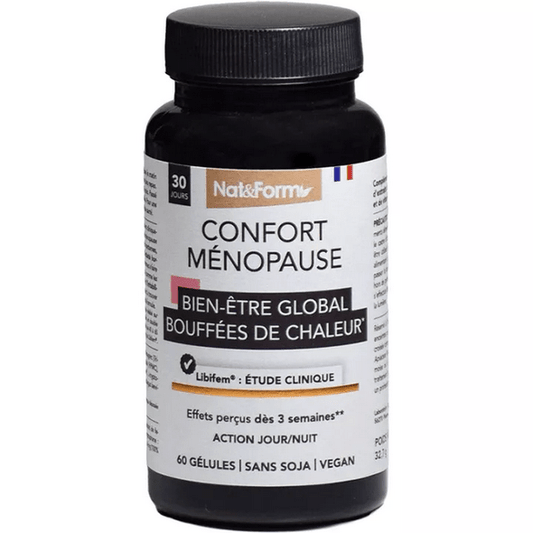 Nat & Form Comfort Menopause Heat Flushes 60 capsules - Maple Wellness Supplements