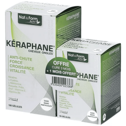 Nat & Form Keraphane 180 Gelules + 60 Free Gelules - Maple Wellness Supplements