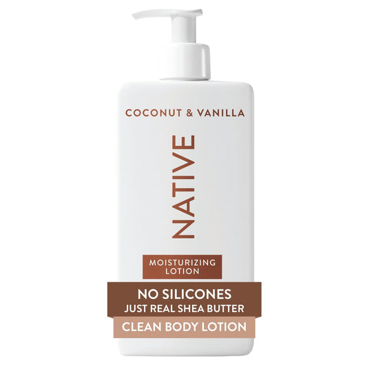 Native Body Lotion Contains Naturally Derived Plant-Based Moisturizers for Women and Men | Restores Dry Skin - Maple Wellness Supplements