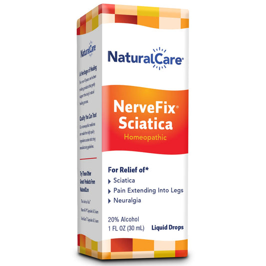 NaturalCare Pain Relief NerveFix Sciatica Neuralgia, 1 oz Liquid Natra Bio - Maple Wellness Supplements