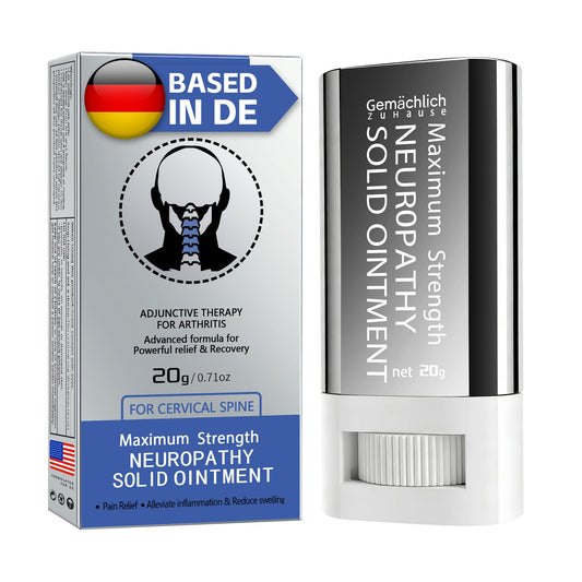 NDC Listed Cervical Spine Pain Relief Arnica Gel Stick GMP Grade OTC Care with Camphor and Hypericum Perforatum Oil for Stiff Neck Neuropathy and Bruises 0.71oz - Maple Wellness Supplements