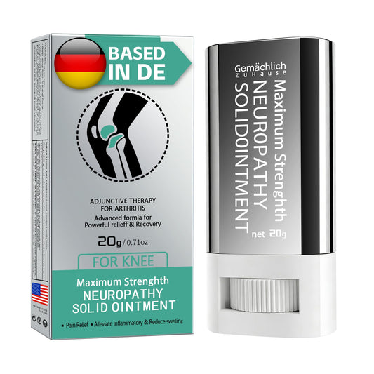 NDC Listed Knee Pain Relief Arnica Gel Stick cGMP Grade OTC Balm with Camphor and Hypericum Perforatum Oil for Joint Stiffness Neuropathy and Bruises 0.71oz - Maple Wellness Supplements