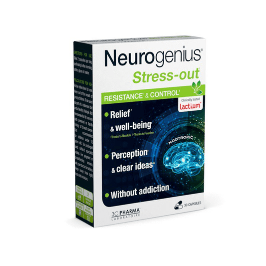 Neurogenius stress-out - 30 caps - stress management - Maple Wellness Supplements
