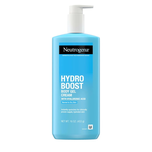 Neutrogena Hydro Boost Body Gel Cream, Hydrating Body Lotion with Hyaluronic Acid for Normal to Dry Skin - Maple Wellness Supplements