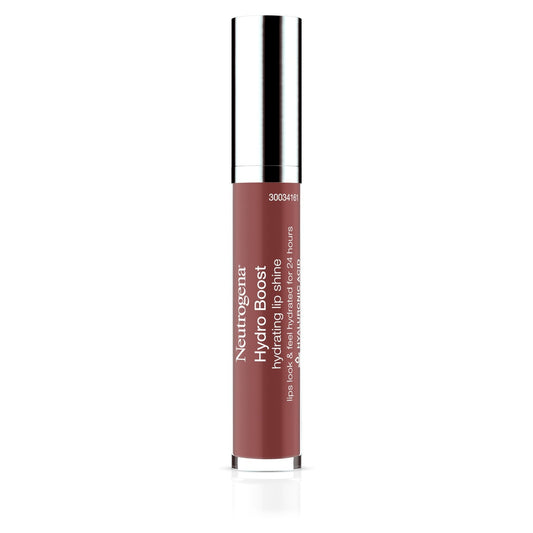 Neutrogena Hydro Boost Moisturizing Lip Gloss, Hydrating Non-Stick and Non-Drying Luminous Tinted Lip Shine with Hyaluronic Acid to Soften and Condition Lips, 90 Pink Mocha Color, 0.10 oz - Maple Wellness Supplements
