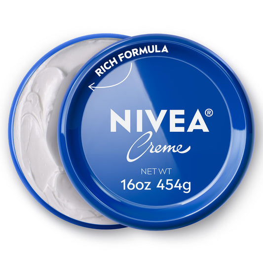 NIVEA Creme Face, Hand and Body Moisturizer Cream, Rich Body Cream for Dry Skin with Provitamin B5 - Maple Wellness Supplements