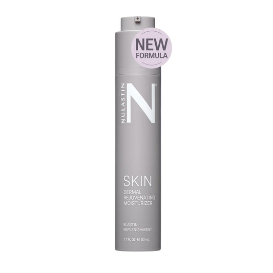 NULASTIN Dermal Rejuvenating Face Moisturizer for Women with Elastin, Peptides & Ceramides - Firming, Anti Aging Barrier Repair Cream for Dry, Mature Skin - Vegan, Silicone Free, 1.7 Fl Oz - Maple Wellness Supplements