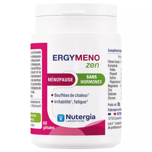 Nutergia ErgyMeno Zen 60 capsules - Maple Wellness Supplements