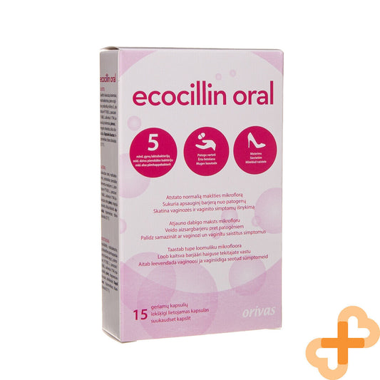 ECOCILLIN ORAL 15 Capsules Restores Normal Vaginal Microflora Supple ECOCILLINBuy Supplements Australia