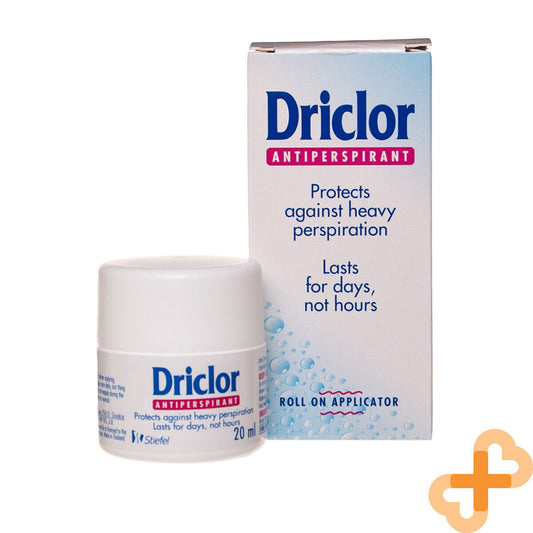 DRICLOR Deodorant Antiperspirant Roll On 20 ml Against Heavy Perspiration DriclorBuy Supplements Australia